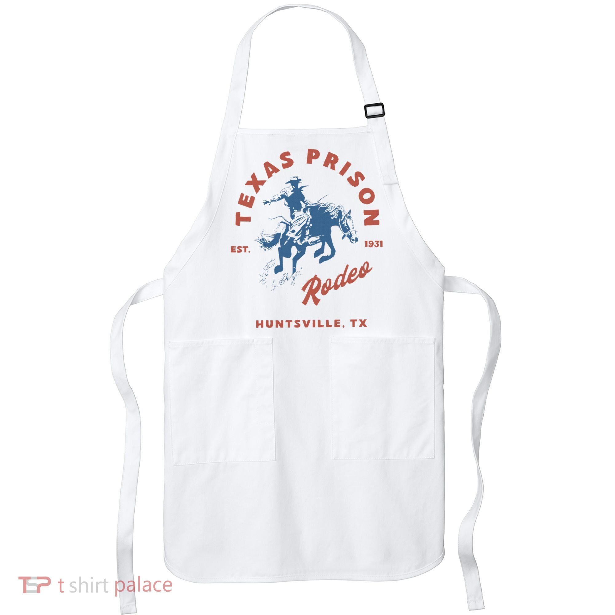 Texas Prison Rodeo Cowboy Western Apron