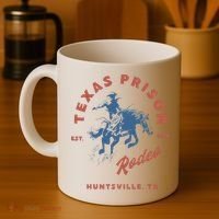 Texas Prison Rodeo Cowboy Western Coffee Mug thumb 4