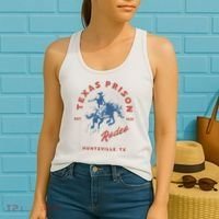 Texas Prison Rodeo Cowboy Western Women's Tank Top thumb 2
