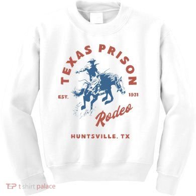 Texas Prison Rodeo Cowboy Western Kids Sweatshirt