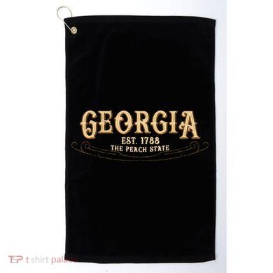 The Peach State Georgia Golf Towel