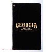 The Peach State Georgia Golf Towel thumb 0