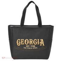 The Peach State Georgia Tote Bag thumb 0