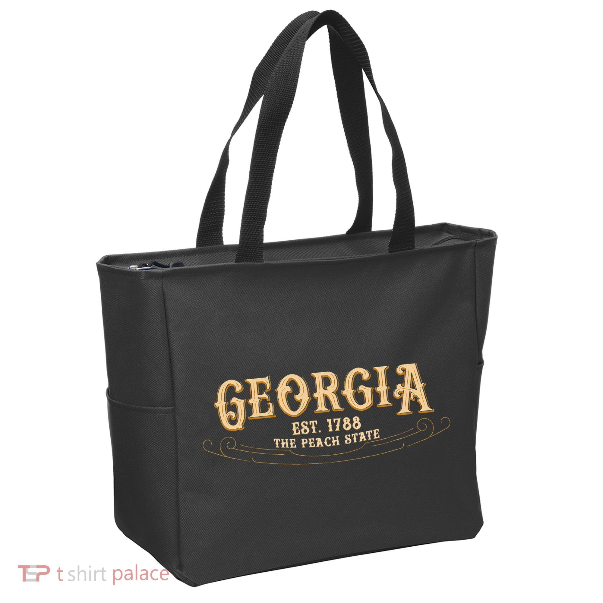 The Peach State Georgia Tote Bag