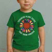 Teachers Plant Seeds That Grow Forever Toddler T-Shirt thumb 2