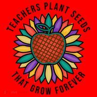Teachers Plant Seeds That Grow Forever Santa Hat thumb 1