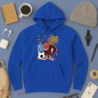 Turkey Playing Soccer Thanksgiving Player Coach Fall Lover Hoodie thumb 3