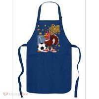 Turkey Playing Soccer Thanksgiving Player Coach Fall Lover Apron thumb 0