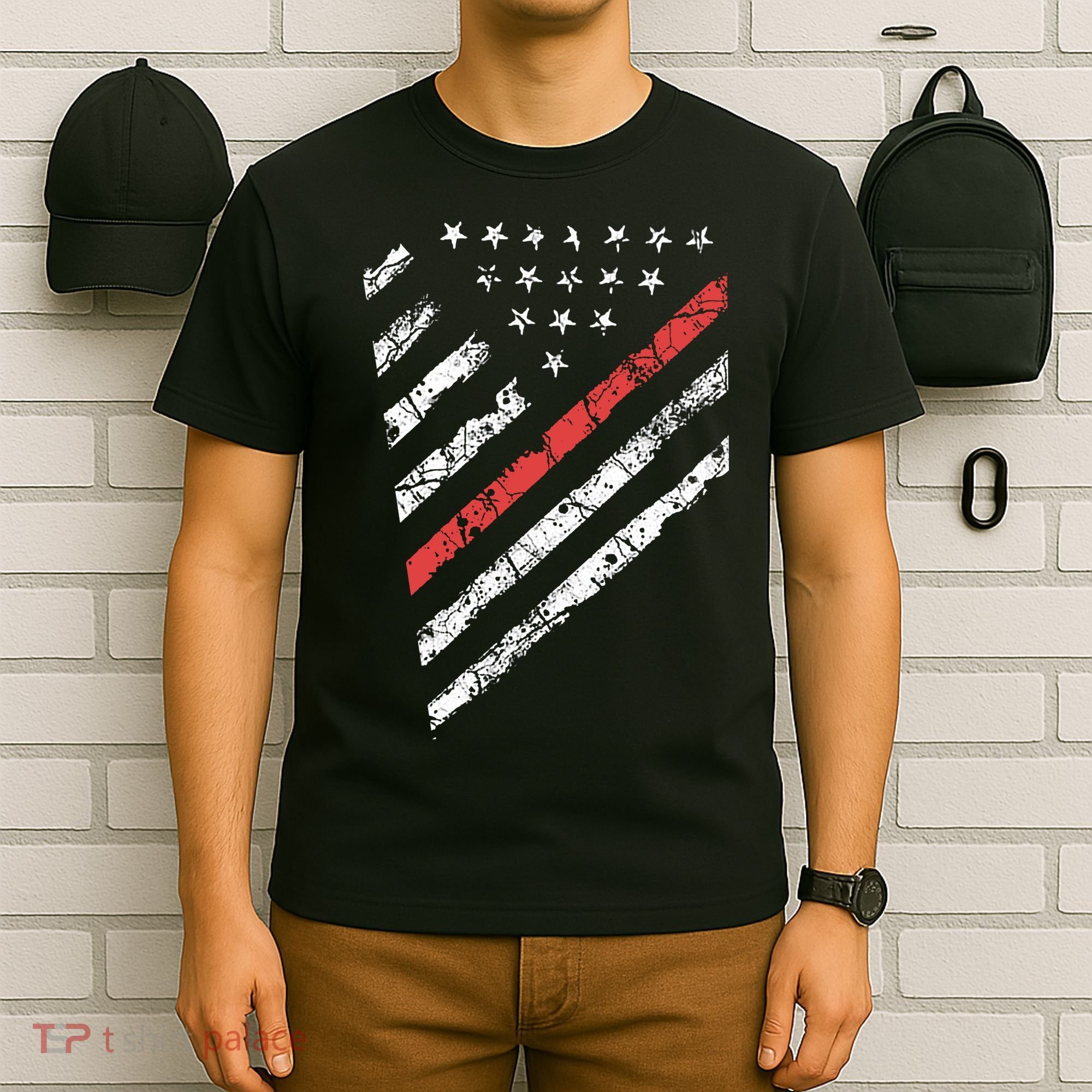 Tactical Pro Supply Patriotic American Flag T-Shirt