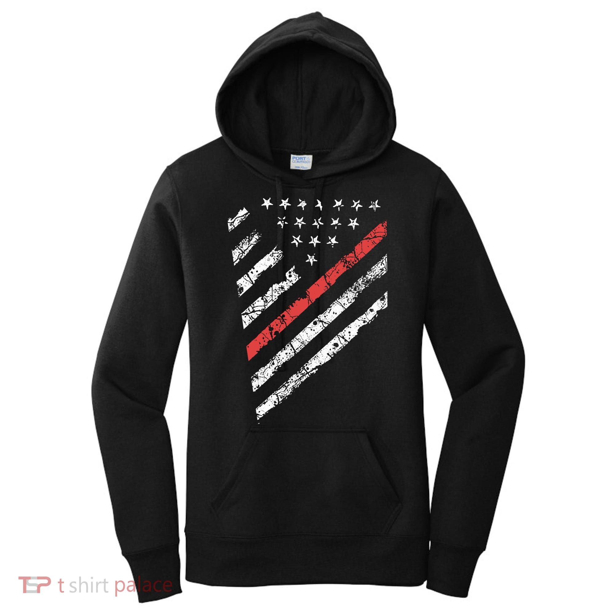 Tactical Pro Supply Patriotic American Flag Women's Hoodie