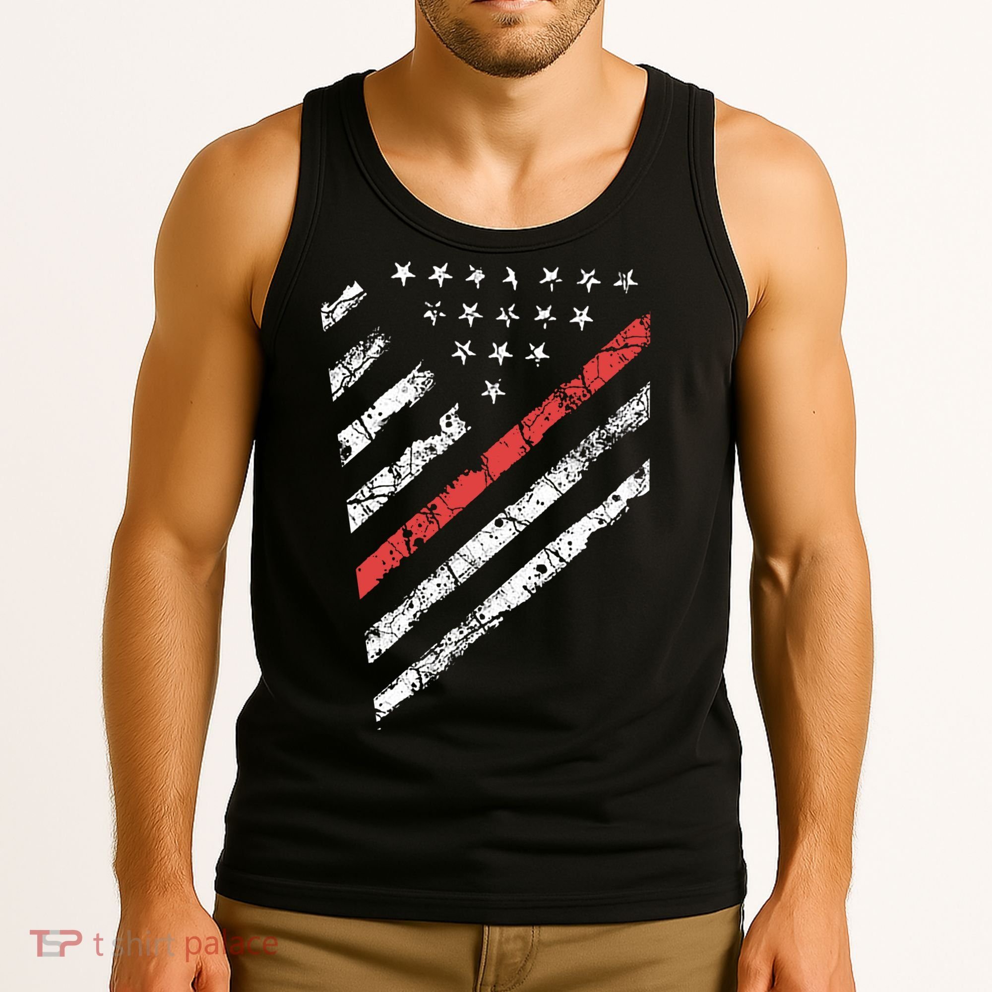 Tactical Pro Supply Patriotic American Flag Tank Top