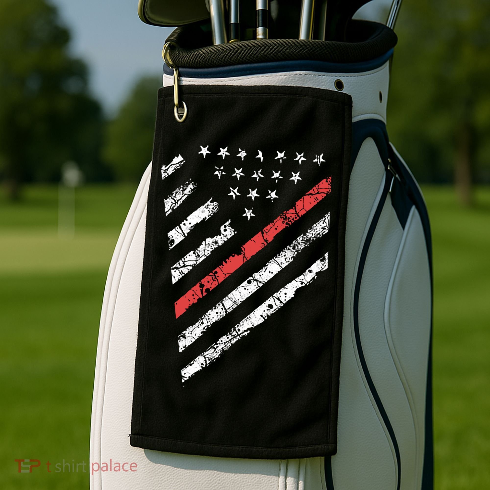 Tactical Pro Supply Patriotic American Flag Golf Towel