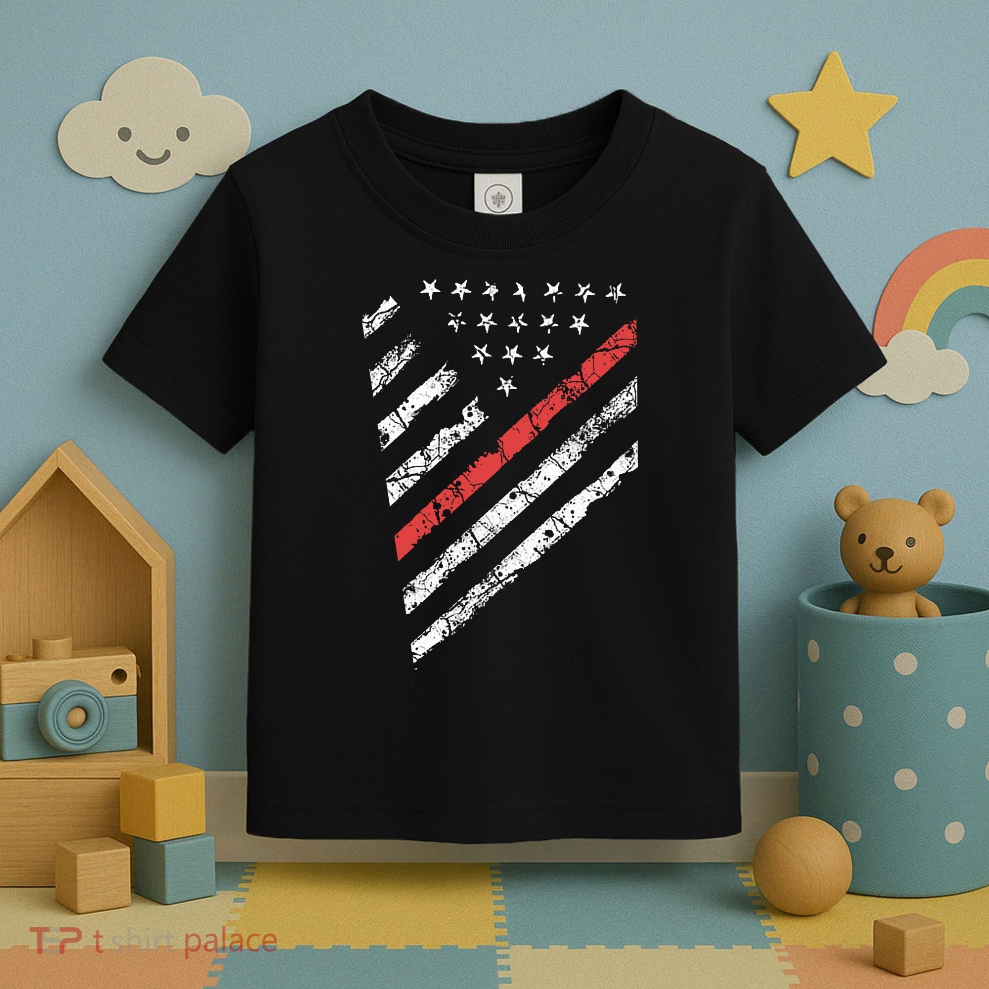 Tactical Pro Supply Patriotic American Flag Toddler T-Shirt