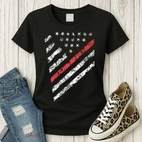Tactical Pro Supply Patriotic American Flag Women's T-Shirt thumb 3