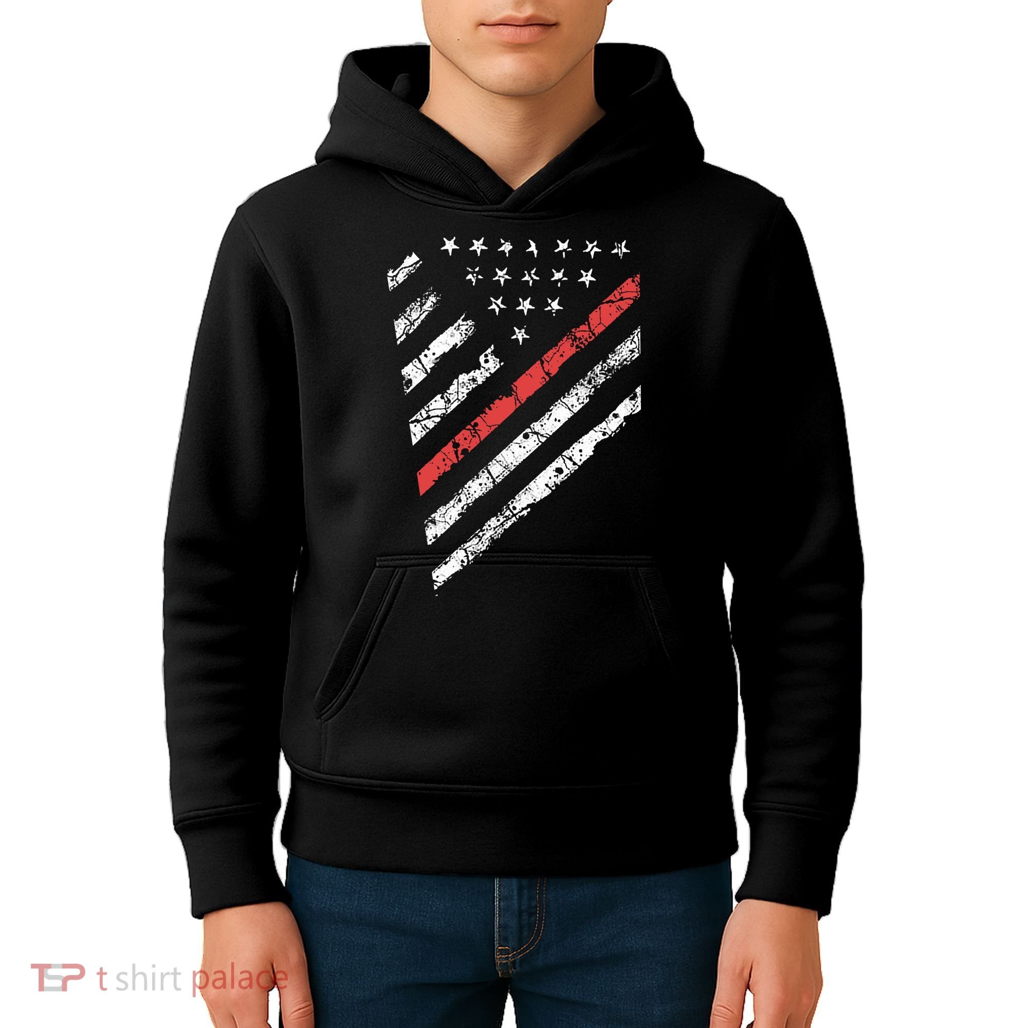Tactical Pro Supply Patriotic American Flag Kids Hoodie