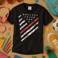 Tactical Pro Supply Patriotic American Flag Kids T-Shirt thumb 3