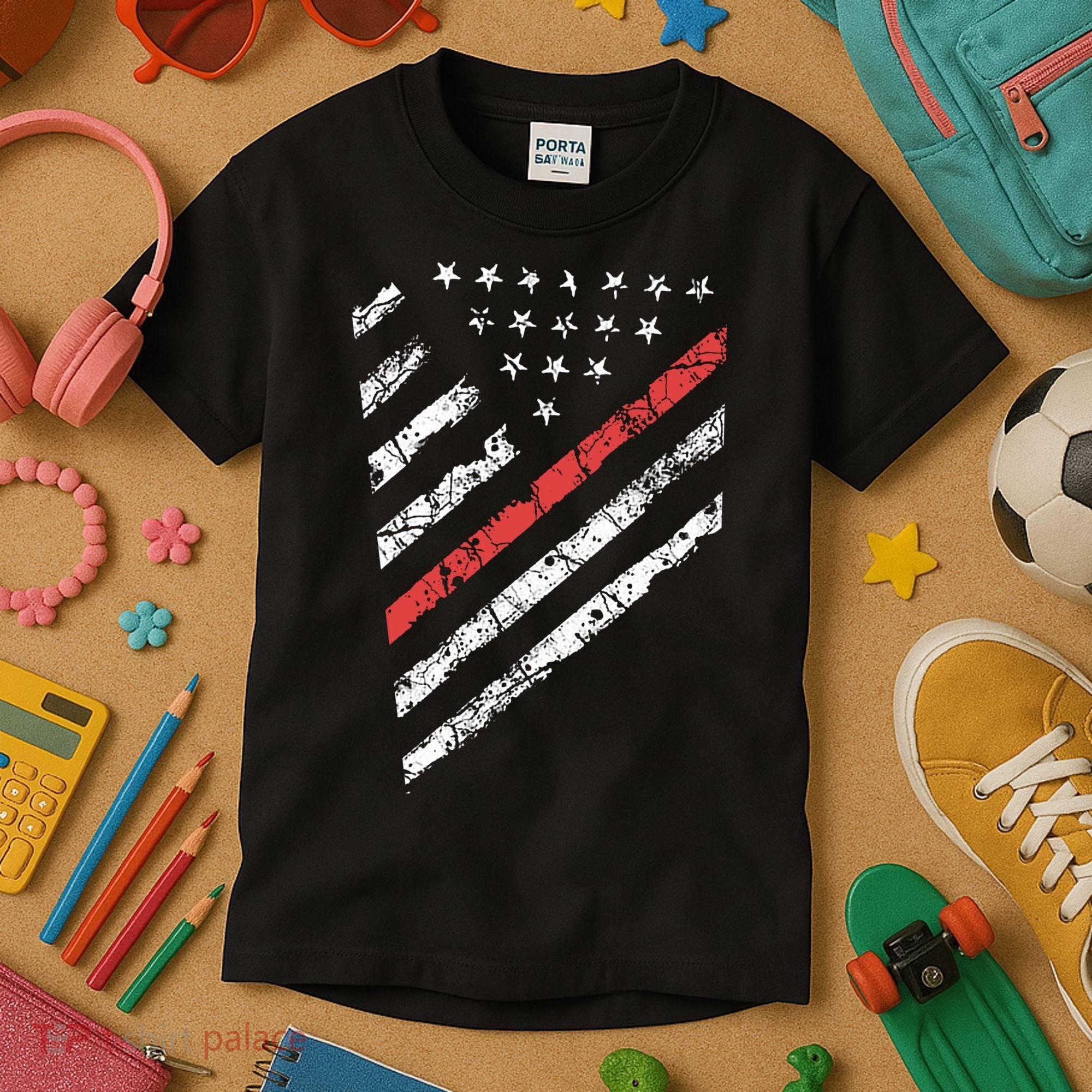 Tactical Pro Supply Patriotic American Flag Kids T-Shirt