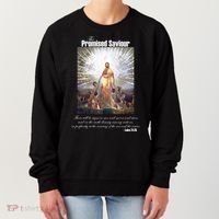 The Promised Saviour Luke Bible Quote Jesus Pray For Peace Women's Sweatshirt thumb 0