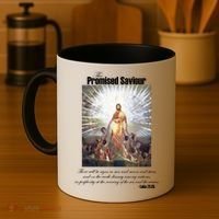 The Promised Saviour Luke Bible Quote Jesus Pray For Peace Coffee Mug thumb 4