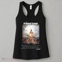 The Promised Saviour Luke Bible Quote Jesus Pray For Peace Women's Tank Top thumb 3