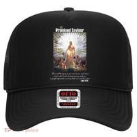 The Promised Saviour Luke Bible Quote Jesus Pray For Peace Hat thumb 0