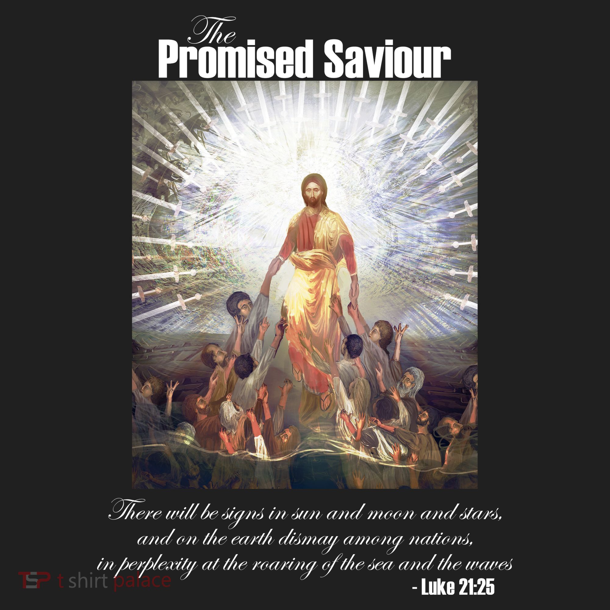 The Promised Saviour Luke Bible Quote Jesus Pray For Peace Hat