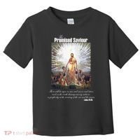 The Promised Saviour Luke Bible Quote Jesus Pray For Peace Toddler T-Shirt thumb 0