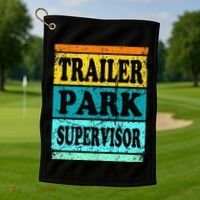 Trailer Park Supervisor Hillbilly Party Wear Redneck Costume Golf Towel thumb 1