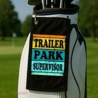 Trailer Park Supervisor Hillbilly Party Wear Redneck Costume Golf Towel thumb 2