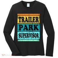 Trailer Park Supervisor Hillbilly Party Wear Redneck Costume Women's Long Sleeve Shirt thumb 0