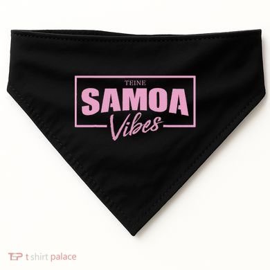 Tropical Palms Samoa Samoan Vibes Samoa Vibes USA-Made Doggie Bandana