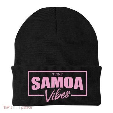 Tropical Palms Samoa Samoan Vibes Samoa Vibes Beanie
