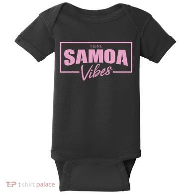 Tropical Palms Samoa Samoan Vibes Samoa Vibes Baby Bodysuit