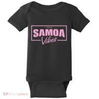 Tropical Palms Samoa Samoan Vibes Samoa Vibes Baby Bodysuit thumb 0