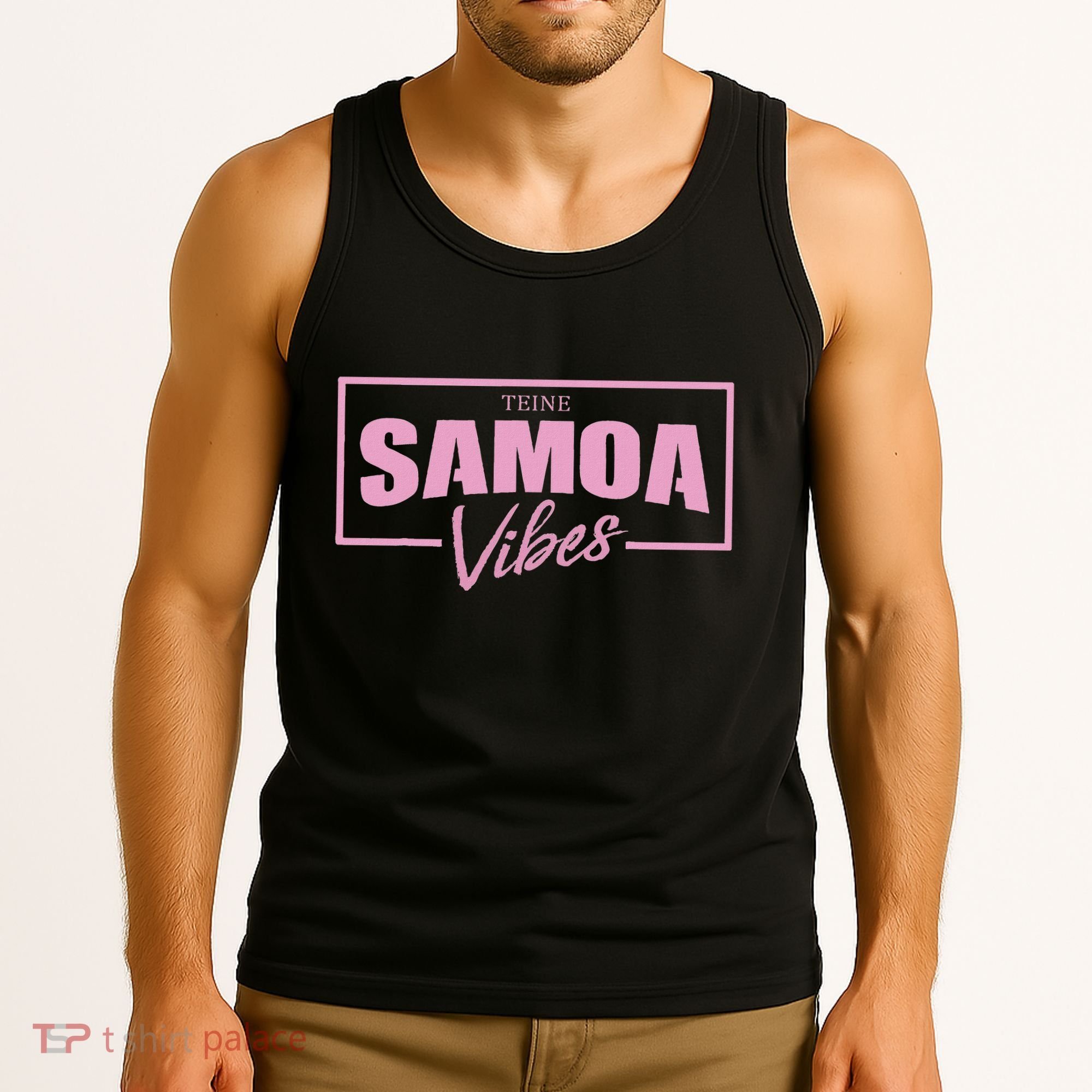 Tropical Palms Samoa Samoan Vibes Samoa Vibes Tank Top