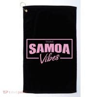 Tropical Palms Samoa Samoan Vibes Samoa Vibes Golf Towel thumb 0