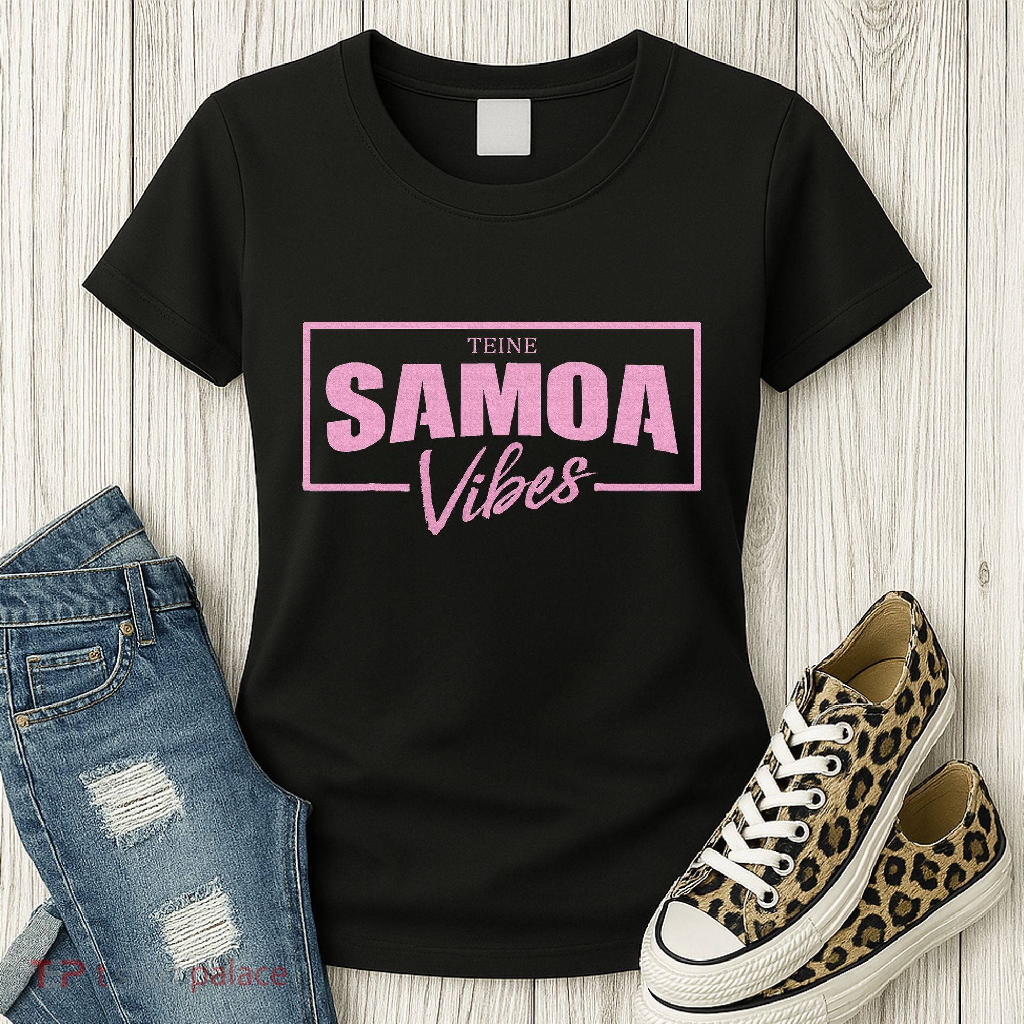 Tropical Palms Samoa Samoan Vibes Samoa Vibes Women's T-Shirt