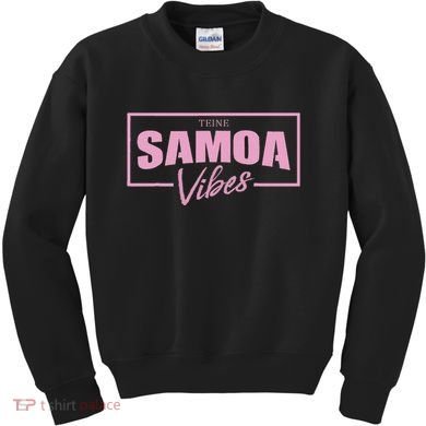 Tropical Palms Samoa Samoan Vibes Samoa Vibes Kids Sweatshirt