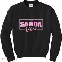 Tropical Palms Samoa Samoan Vibes Samoa Vibes Kids Sweatshirt thumb 0
