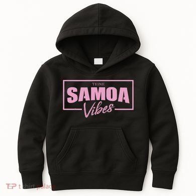 Tropical Palms Samoa Samoan Vibes Samoa Vibes Kids Hoodie
