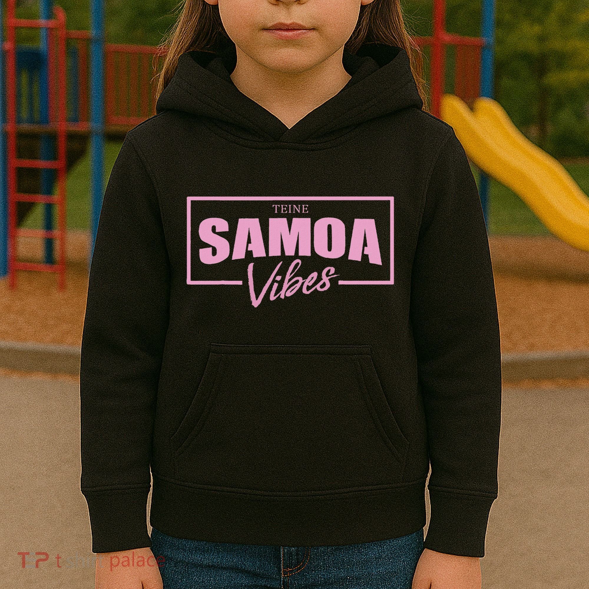 Tropical Palms Samoa Samoan Vibes Samoa Vibes Kids Hoodie