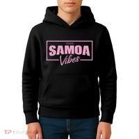 Tropical Palms Samoa Samoan Vibes Samoa Vibes Kids Hoodie thumb 4