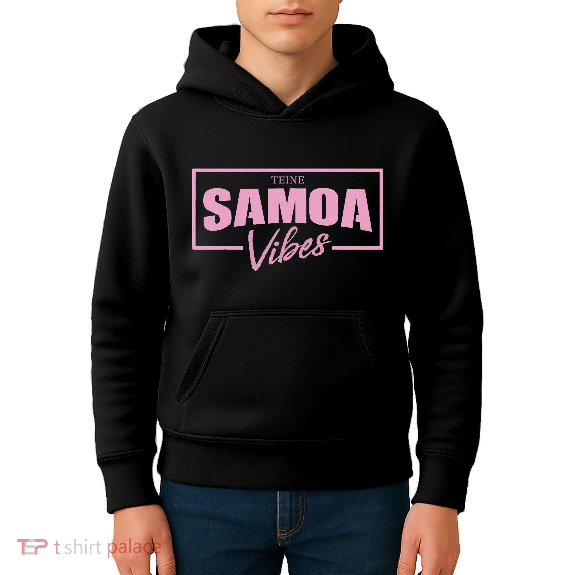 Tropical Palms Samoa Samoan Vibes Samoa Vibes Kids Hoodie
