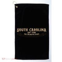 The Palmetto State South Carolina Golf Towel thumb 0
