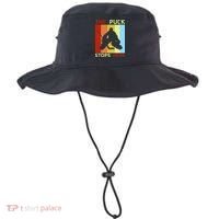 The Puck Stops Here Funny Hockey Goalie Bucket Hat thumb 0