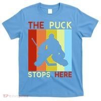 The Puck Stops Here Funny Hockey Goalie T-Shirt thumb 0