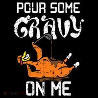 Turkey Pour Some Gravy On Me Thanksgiving Coaster thumb 2