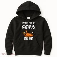 Turkey Pour Some Gravy On Me Thanksgiving Kids Hoodie thumb 0