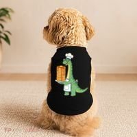 The Pancake Saurus Cute Funny Dinosaur Doggie Tank thumb 2