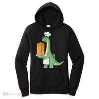 The Pancake Saurus Cute Funny Dinosaur Women's Hoodie thumb 0